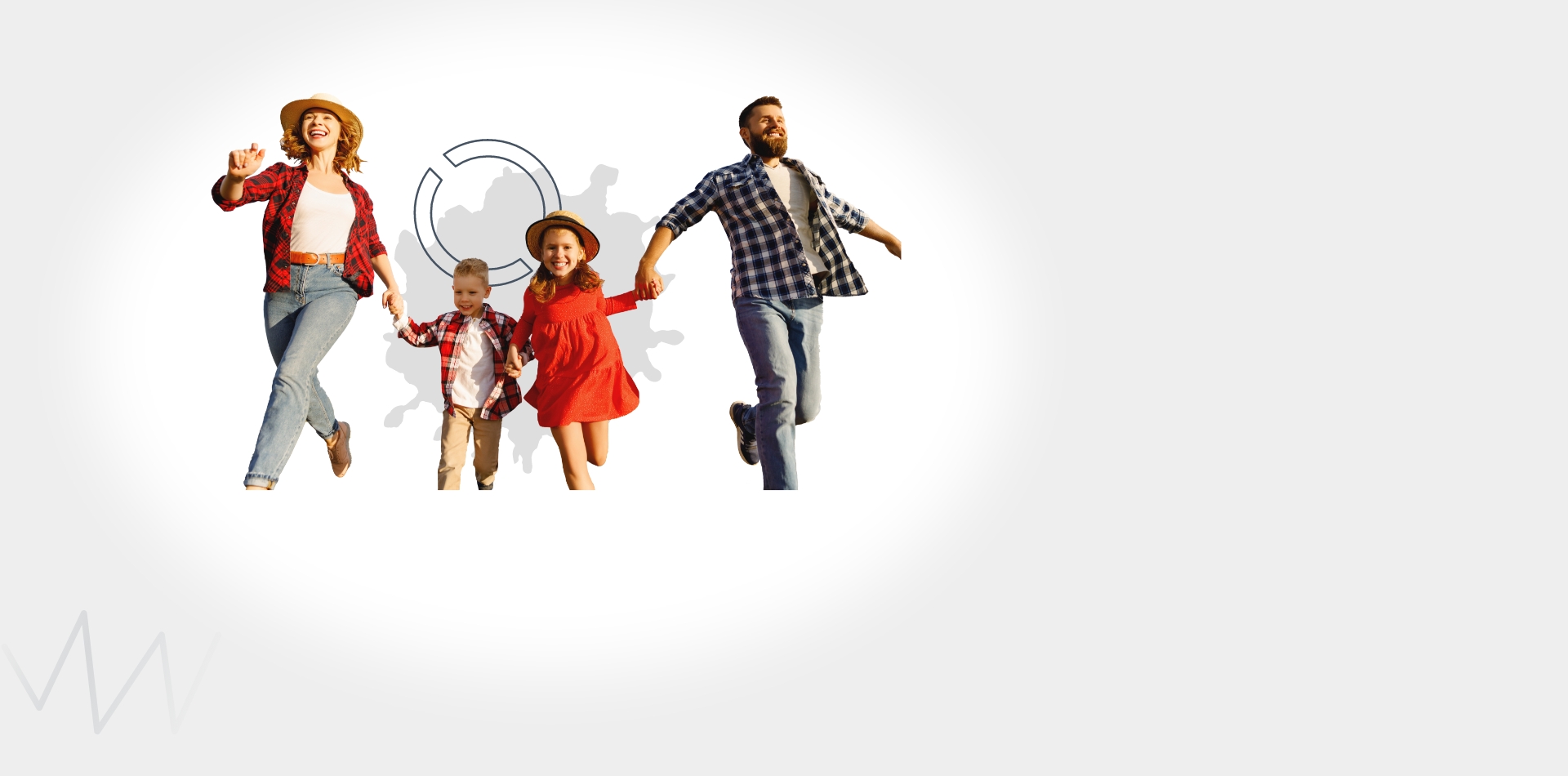 Eine Mutter hält ihre Tochter auf dem Arm