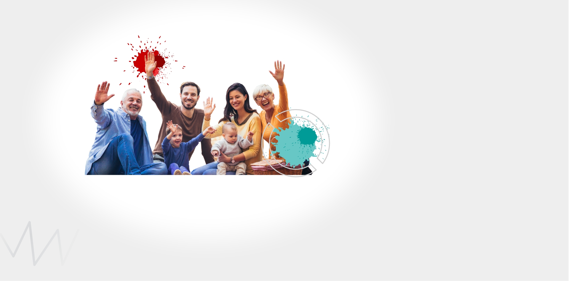 Eine Mutter hält ihre Tochter auf dem Arm